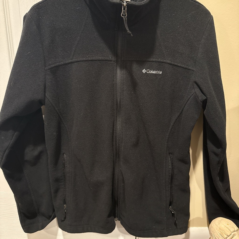 Columbia Black Full-Zip Fleece Jacket